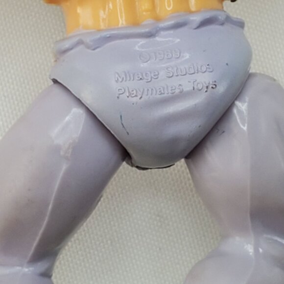 Vintage 1989 Teenage Mutant Ninja Turtles Casey Jones Action Figure By Playmates - Picture 6 of 10